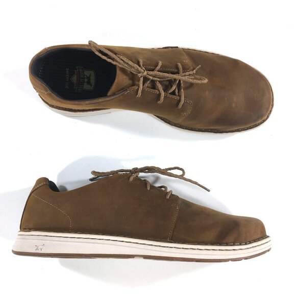 Irish Setter Kasson Lace Up Safety Toe Work Shoes Mens Size 13 Brown 83114